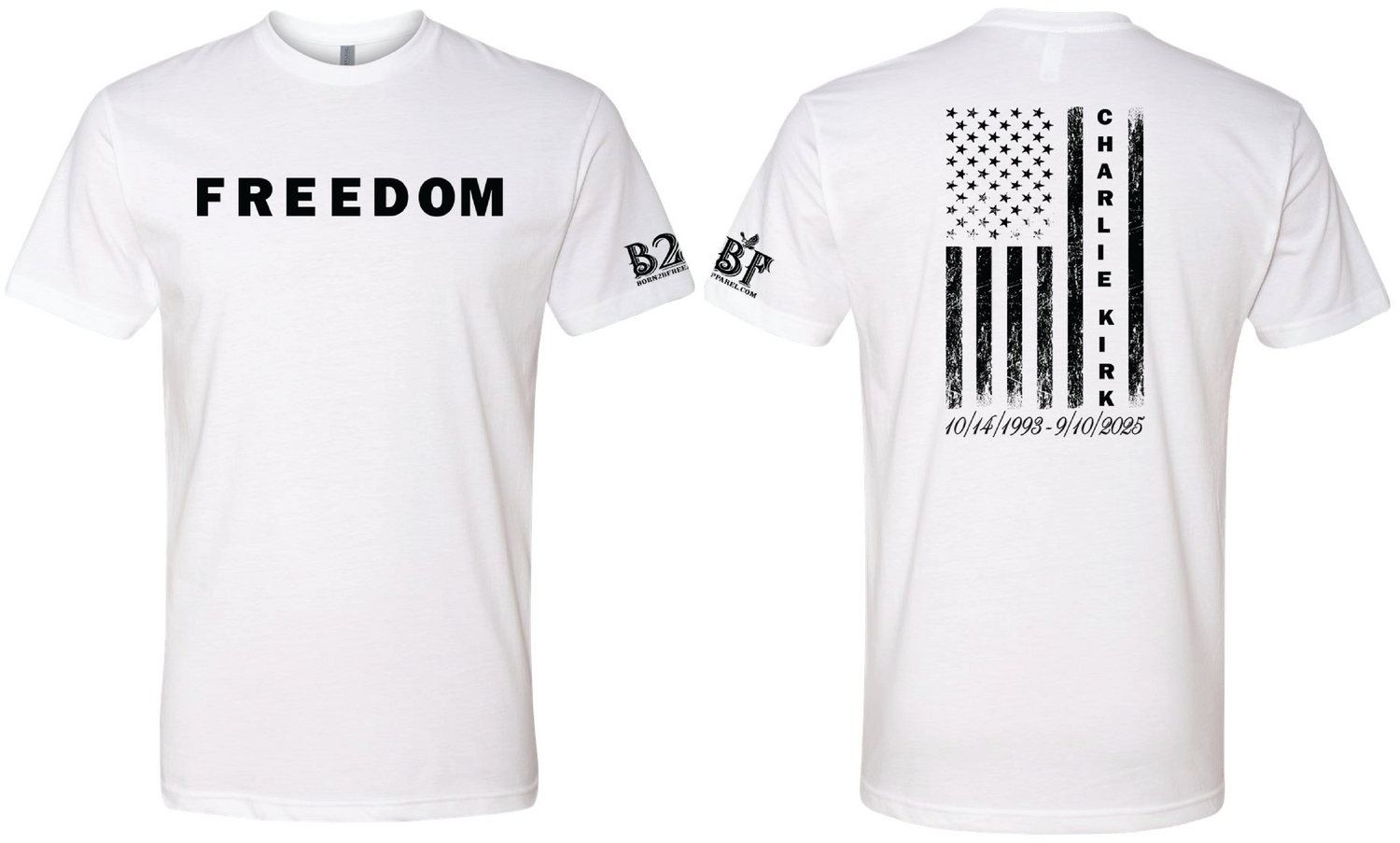 Charlie Kirk Freedom Flag