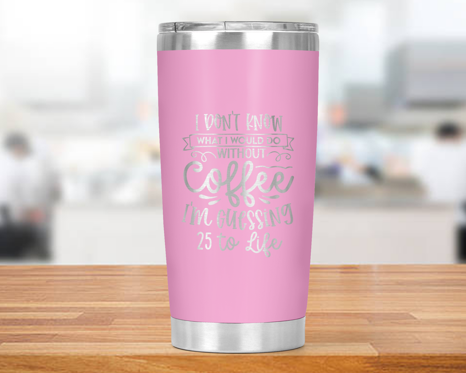 Coffee 25 to Life 20oz Tumbler - Flawed