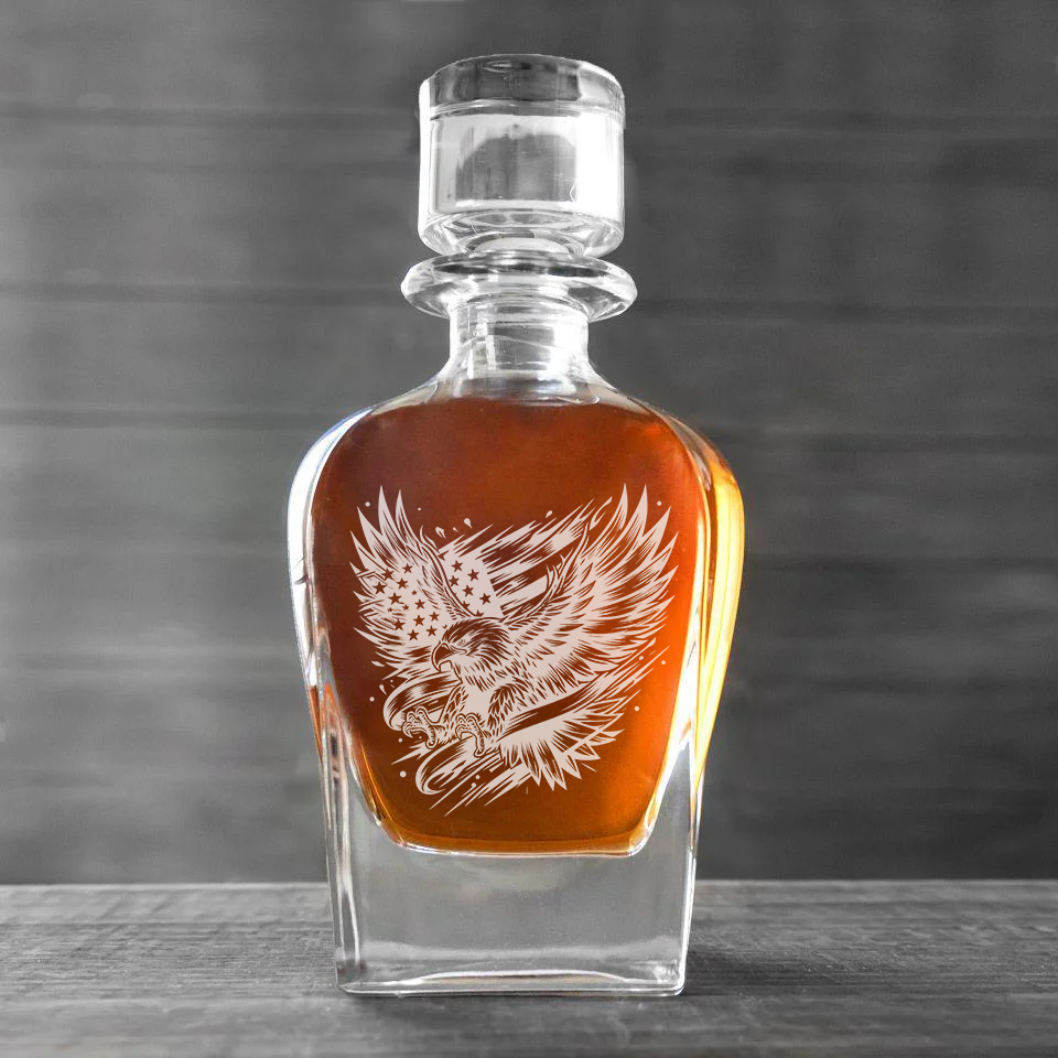 Eagle Flag Decanter