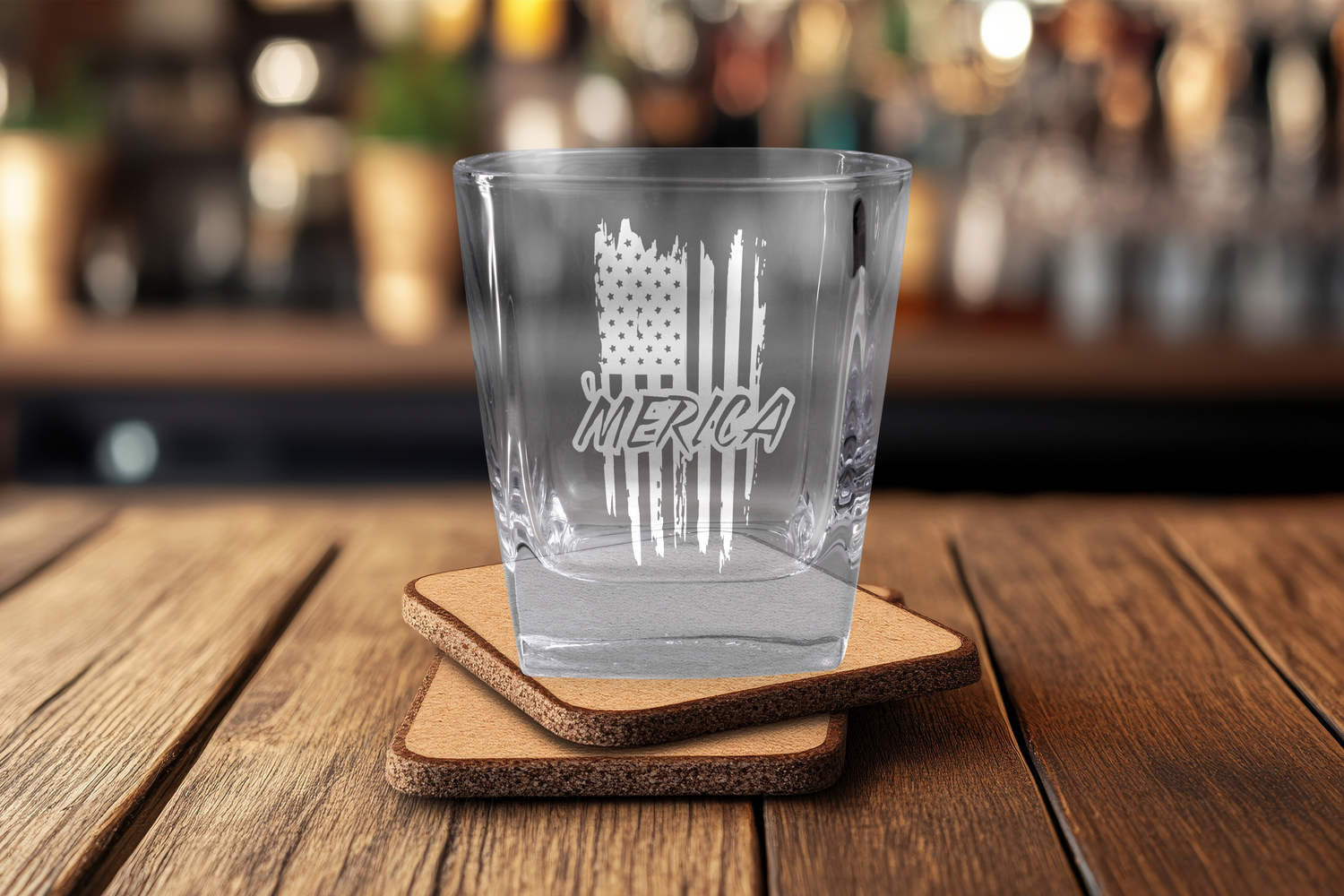 Merica 9oz Lowball Glass Set